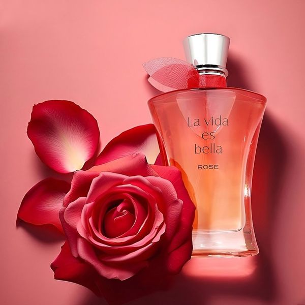 عطر 2025 جدید زنانه لانکوم لا ویه است بل ان رز فراگرنس ورد - تعداد محدود