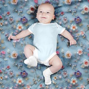 خرید آنلاین پارچه مخمل روبالشی پارچه باما طرح سه بعدی گل بهار کد 5013912