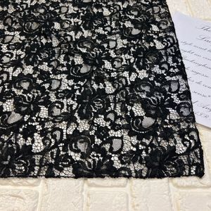 فروش اینترنتی روسری مشکی گیپور مجلسی مزونی سه گوش وارداتی