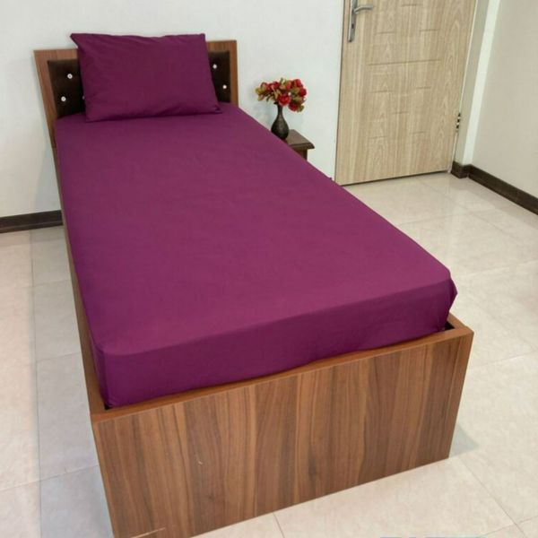 روتختی کشدار 1.5 نفره (عرض 120) رنگ بنفش