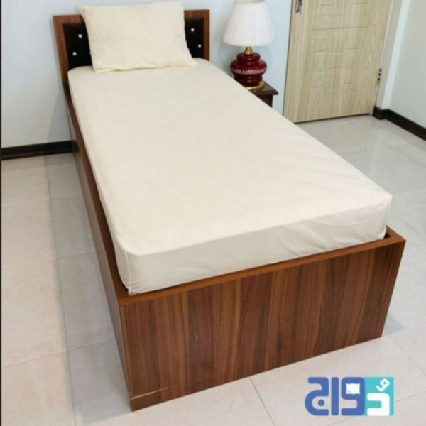 روتختی کشدار 1.5 نفره رنگ نخودی (عرض 120)