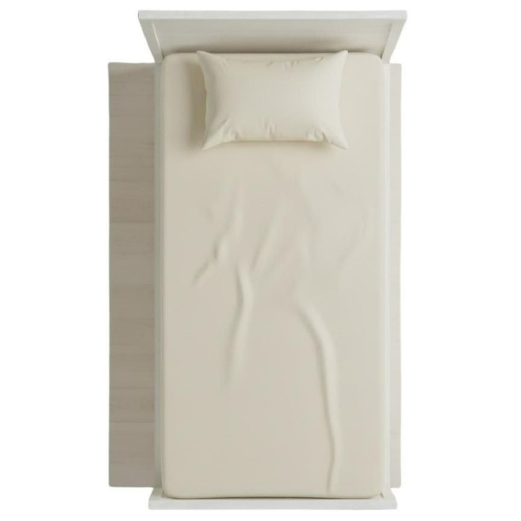 خرید اینترنتی روتختی کشدار عرض120 یکنفره ساده تک رنگ (سفید)