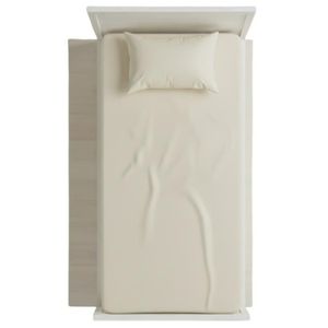 روتختی کشدار عرض120 یکنفره ساده تک رنگ (سفید)