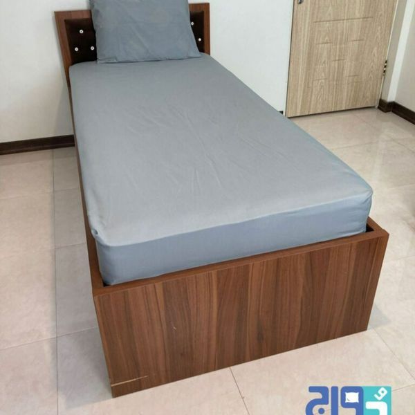 روتختی کشدار 1.5 نفره ساده تک رنگ (طوسی)