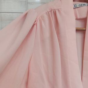 خرید انلاین شومیز یقه باز جلو پیله دار