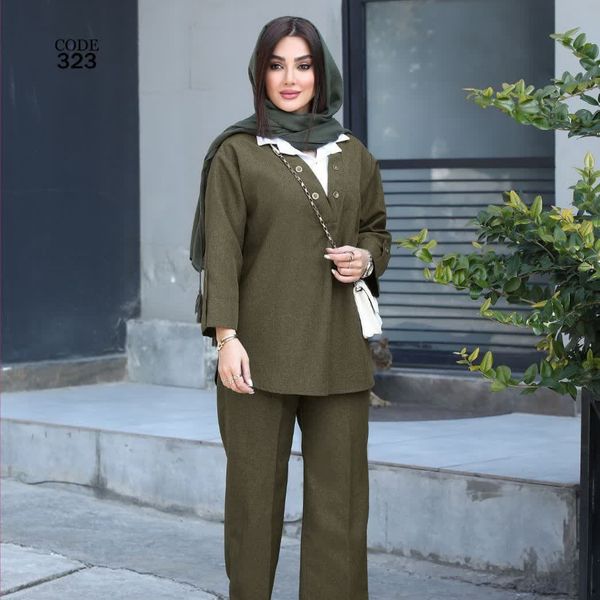 ست رویه وشلوارترک لندکد323