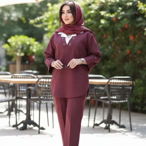 ست رویه وشلوارکد323