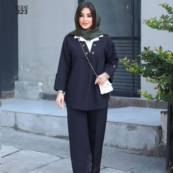 ست رویه وشلوارترک لندکد323