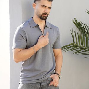 خرید اینترنتی تیشرت یقه زیپدار