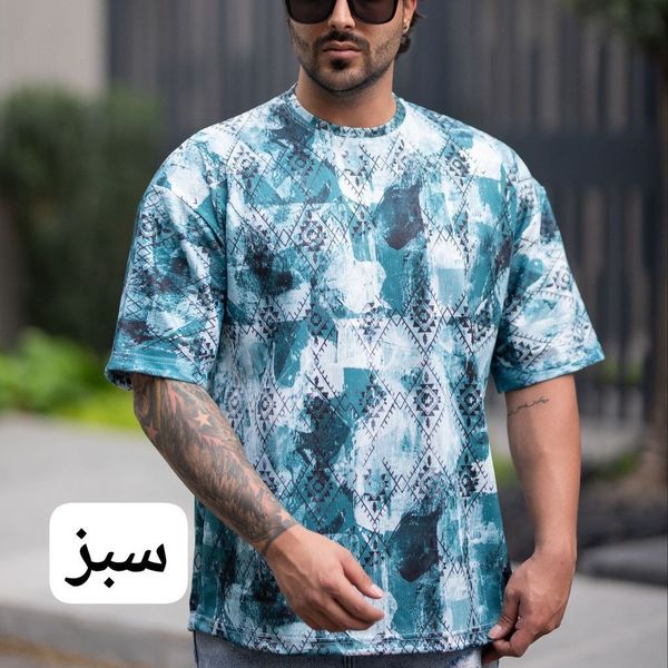 تیشرت مردانه چاپی طرح3