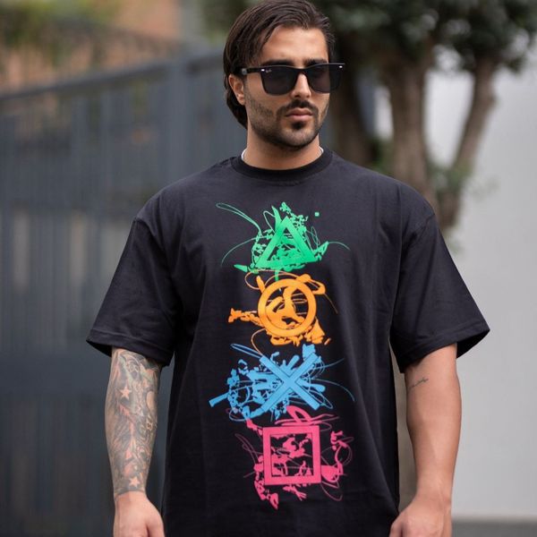 تیشرت مردانه لش طرح اسکوید