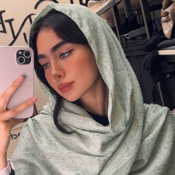 شال پلیسه آبرنگی کد 1121