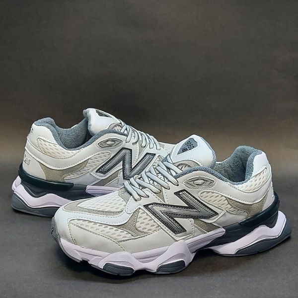 کتونی نیوبالانس 9060 سفید طوسی با کیفیت بالا new balance