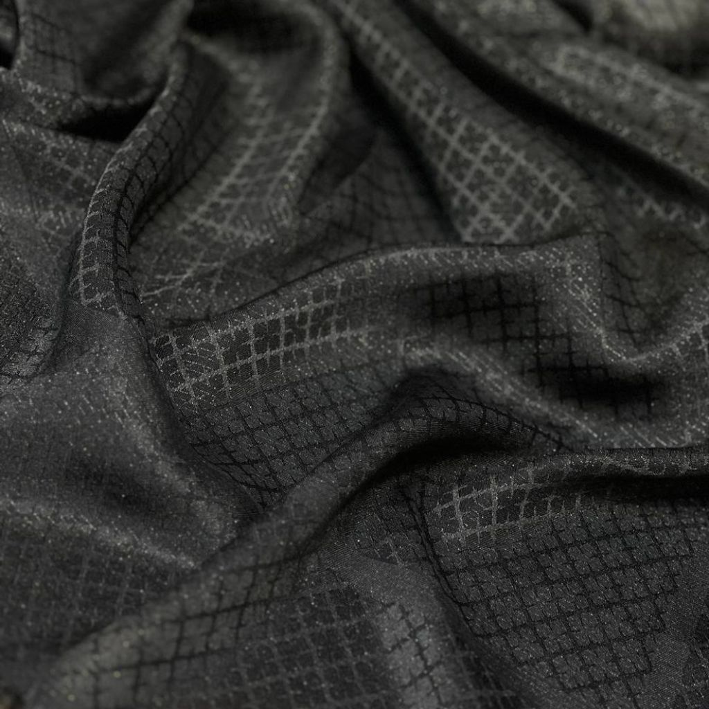 قیمت ارزان شال مشکی ژاکارد ابریشم شاین