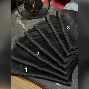 قیمت شال مشکی ژاکارد ابریشم شاین