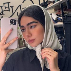 خرید آنلاین مینی اسکارف ساتن کد 1123