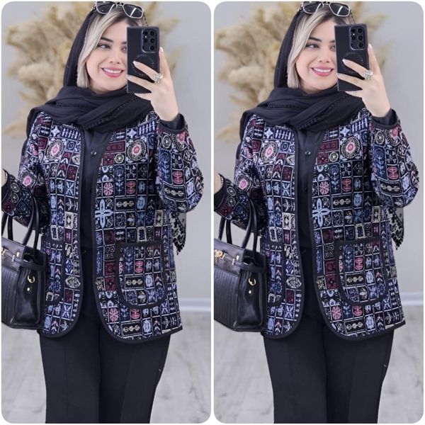 کت زنانه طرح خورشید
