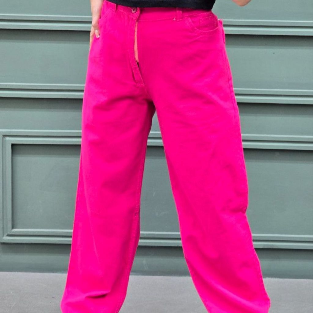 خرید آنلاین شلوار بگ کتان