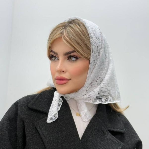 مینی اسکارف گیپور چهار گوش هانا