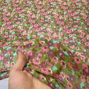 خرید اینترنتی پارچه حریر شیفون جو گلریز 2،