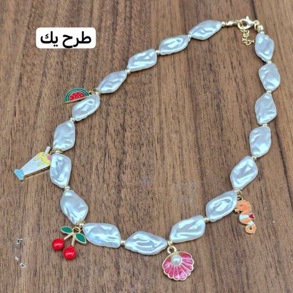 گردنبند صدف سیمین هانا