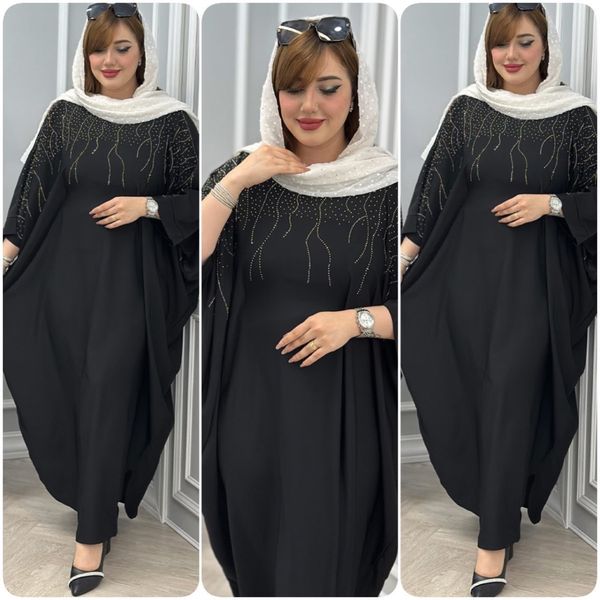 مانتو عبایی الیزه طرح خورشیدی