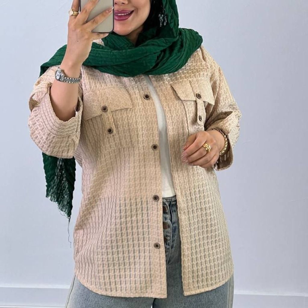 مشخصات مانتو حصیری شیک