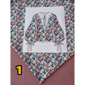 خرید اینترنتی پارچه کرپ فلور درجه یک 7