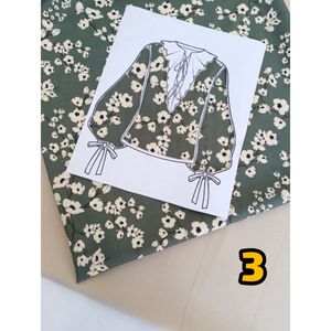 خرید اینترنتی پارچه کرپ فلور درجه یک 7