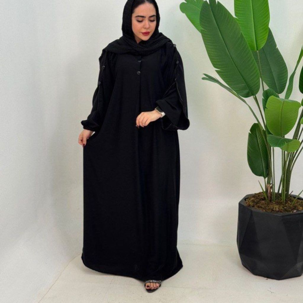 قیمت مانتو عبایی زنانه الیزه استین دار پرطرفدار