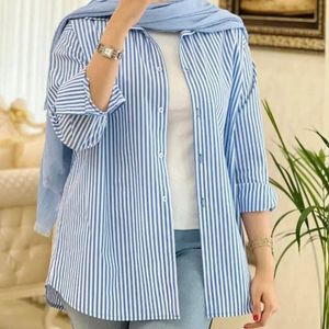 خرید اینترنتی شومیز زنانه بهاره راه راه
