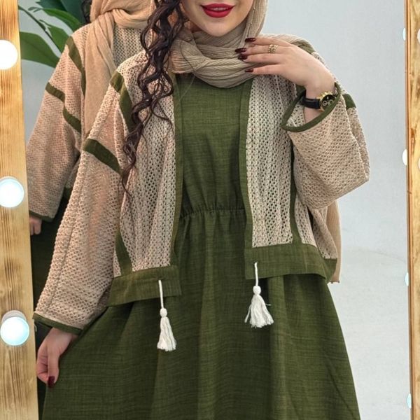دوتیکه زنانه قلاب دوزی