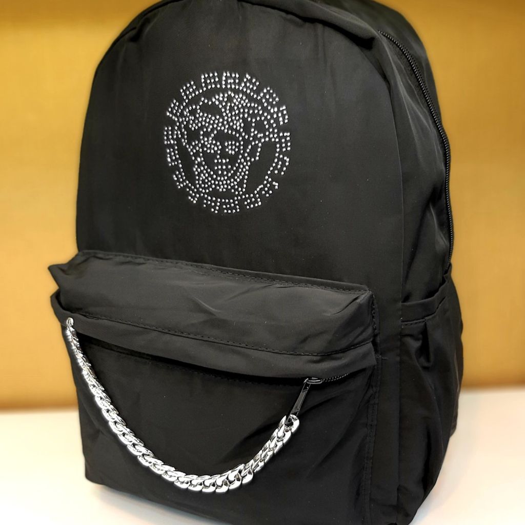 خرید آنلاین کوله پشتی versace نگین کاری