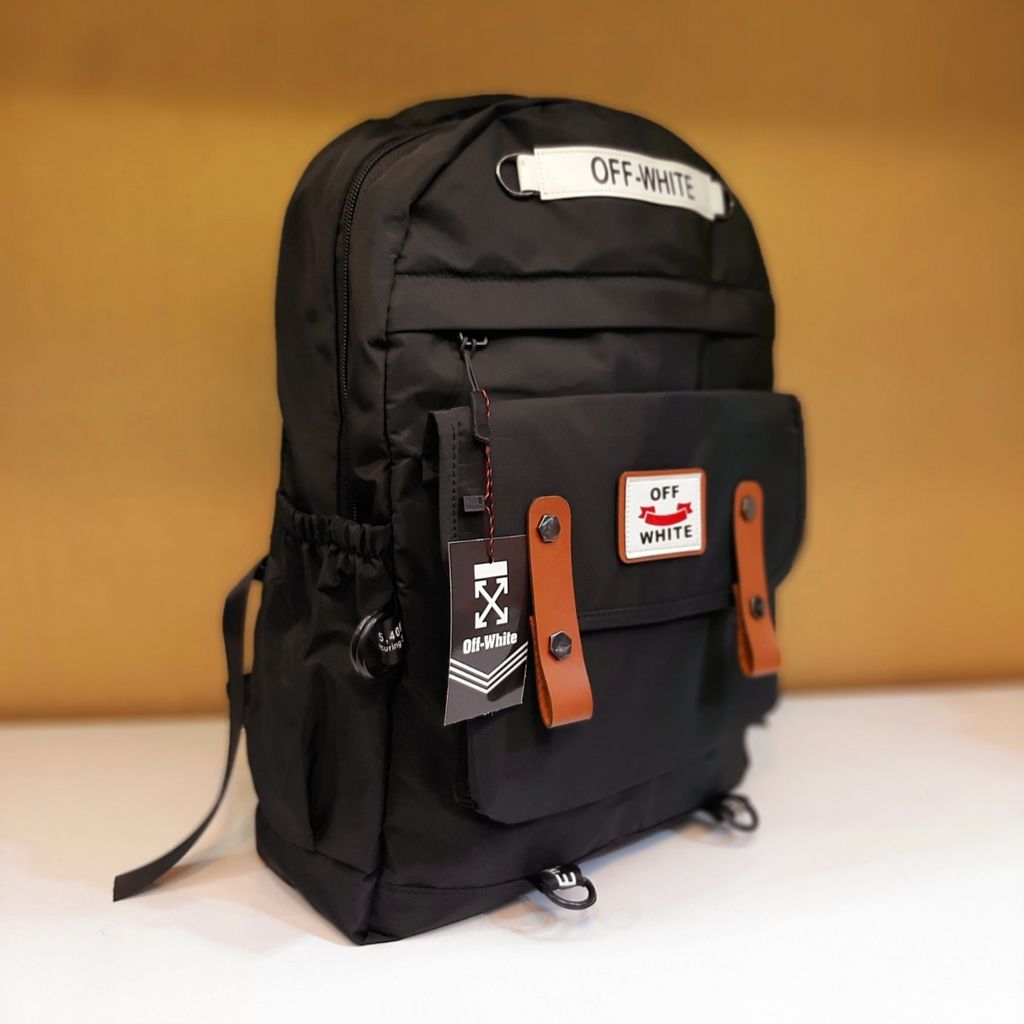 خرید اینترنتی کوله پشتی off white مشکی
