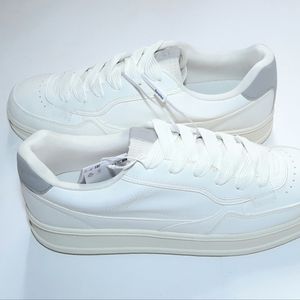 مشخصات کتونی مردانه زنانه سفید برشکا Bershka basic sport