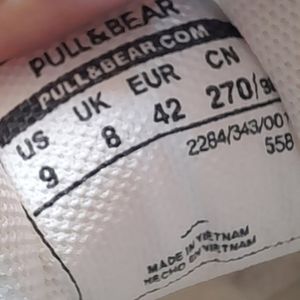 خرید اینترنتی کتونی مردانه زنانه سفید پول اند بیر اورجینال Pull & Bear casual sport