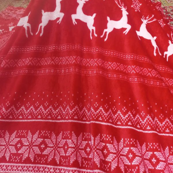 پتو دولایه.هر طرف یک طرح 2 نفره