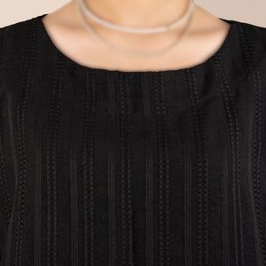 خرید آنلاین کفتان کوک دوزی مشکی پاد