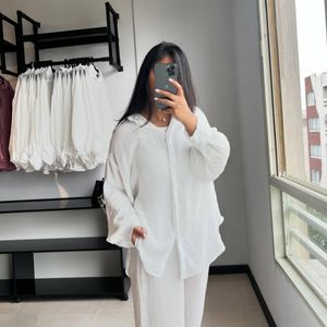 خرید آنلاین شومیزمدادرنگی شیشه ای زنانه
