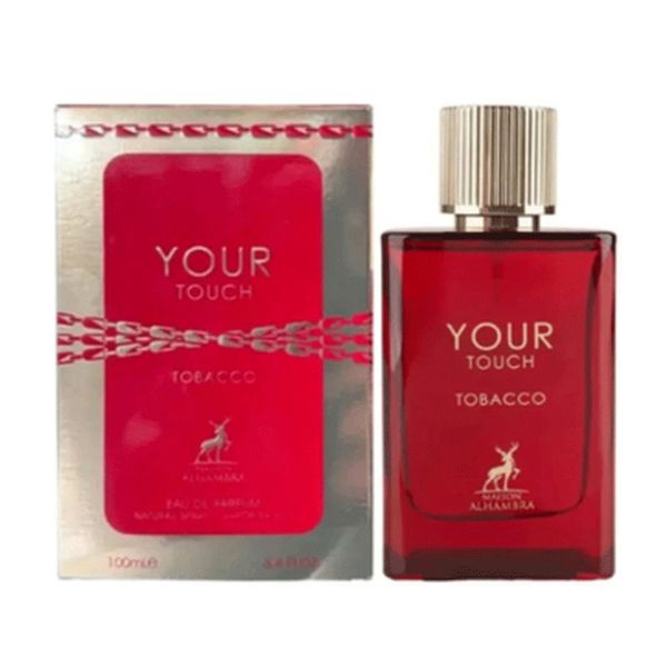 ادکلن مردانه الحمبرا مدل یور تاچ توباکو عطر مردانه الحمبرا مدل یور تاچ