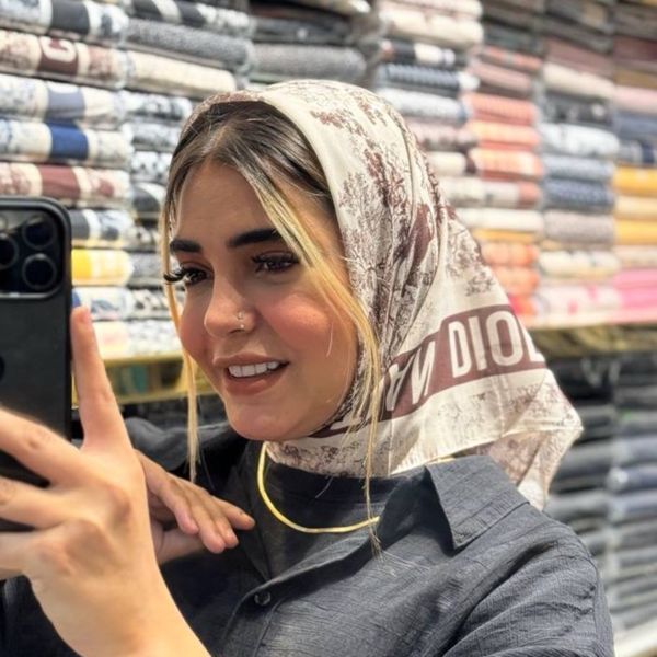 مینی اسکارف دیور تمام نخ