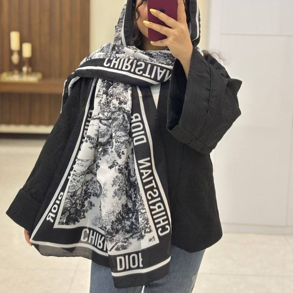 مینی اسکارف دیور تمام نخ