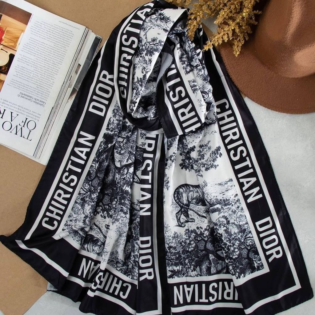 خرید آنلاین مینی اسکارف دیور تمام نخ