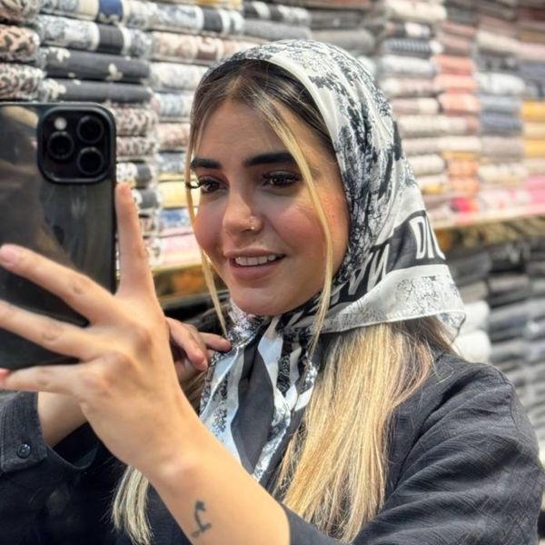 مینی اسکارف دیور تمام نخ