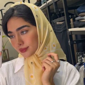 خرید انلاین مینی اسکارف کره ای کد 1127