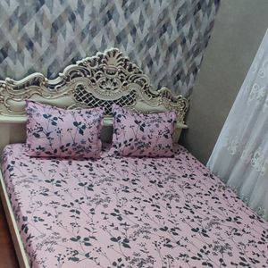 قیمت ارزان نیم ست روتختی تخت دونفره روکش تشک خوشخواب