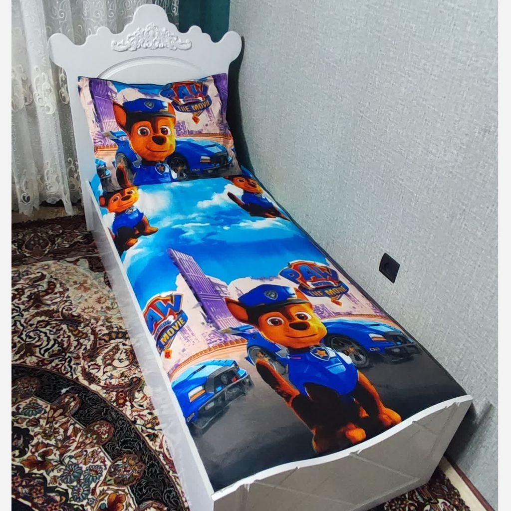 خرید اینترنتی نیم ست روتختی پسرانه طرح سگ های نگهبان یک نفره
