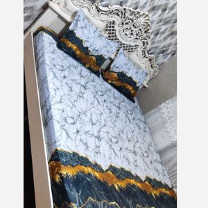 فروش اینترنتی رونختی دونفره شنی ملحفه دورکشدوزی شده