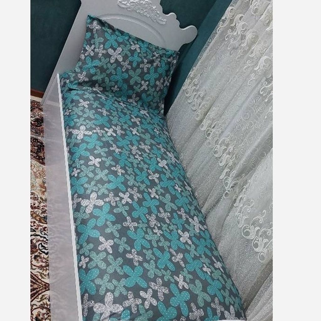 قیمت روتختی نیم ست یکنفره طرح گل ابی