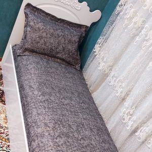 مشخصات نیم ست روتختی یک نفره دوتکه پتینه طوسی